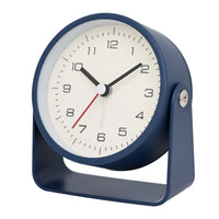 1pc Creative Metal Small Alarm Clock, Student Specific Silent Desktop Clock,Minimalist Quartz Clock，For Room Desk Office Decor