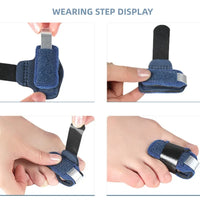1/2/3/4Pcs Toe Splint Toes Straightener for Hammer Toe Corrector for Women Toe Brace Hammertoe Splint Toe Wrap Toe Covers Broken