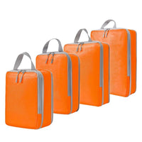 4PCS/Set Compressible Packing Travel Storage Bag Cubes Waterproof Suitcase Portable With Handbag Luggage Organizer