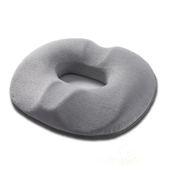 OrthoRelax | Sitzkissen mit Memory-Schaum | Entlastung für Steißbein & Wirbelsäule | Ergonomisch & Bequem