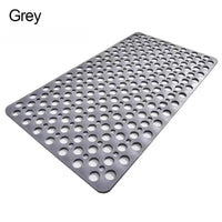 Bath Mat With Drain Holes Non Slip Bath Mat Easy Clean Bathtub Mat With Drain Holes And Suction Cups Bathroom Accessories