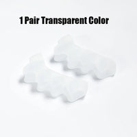 Silicone Toe Separators Correcting Bunions and Restoring Toes Toe Spreaders Toe Straightener for Overlapping Toes Foot Care Tool