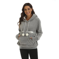 Cat Lovers Unisex Hooded Sweatshirt 2025 Autumn Cuddle Pouch Kangaroo Pet Pocket Pullover Paw Design Comfortable Dropshipping