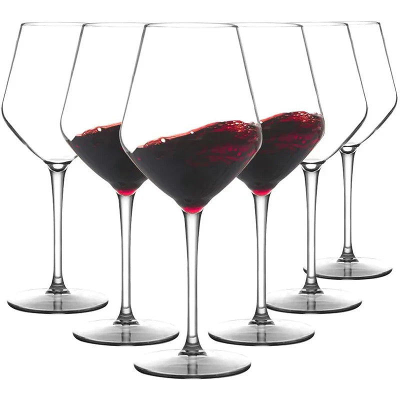 MICHLEY 2/4/6PCS Unbreakable Tritan Plastic Wine Glass Picnic Set Reusable Luxury For Party Barware Outdoor Dishwasher