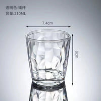 1/2/4/6pcs Acrylic AS Wine Glasses Whiskey Cocktail Juice Drinking Tumblers Plastic Cups Reusable Coffee Tea Water Cup for Party