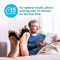 Toe Separators Doctor Recommended Correct Foot and Bunion Pain,Plantar Fasciitis Toe Straightener to Improve Functional Mobility