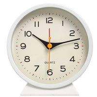 1pc simple metal small alarm clock creative bedside clock desktop mute student clock