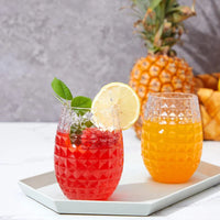 12oz Wine Glasses Whiskey Cocktail Juice Drinking Plastic Cups Unbreakable Reusable and Recyclable for Outdoor Pool Party Picnic