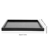 Wooden Tea Tray Rectangle Shape Solid Wood Tea Coffee Snack Food Meals Serving Tray Plate for Home Hotels Restaurants Canteens