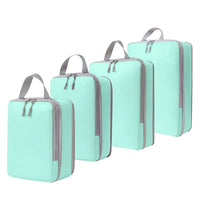 4PCS/Set Compressible Packing Travel Storage Bag Cubes Waterproof Suitcase Portable With Handbag Luggage Organizer