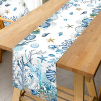 Spring Tulips Flower Fairy Table Runner Spring Summer Kitchen Dining Table Decor for Indoor Outdoor Home Holiday Party Decor