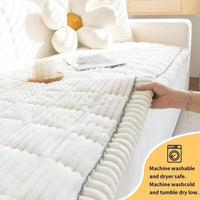 1PC-Flannel practical sofa cushion, high-end, simple, and fashionable plush cushion, all season universal sofa cushion