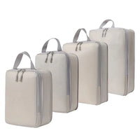 4PCS/Set Compressible Packing Travel Storage Bag Cubes Waterproof Suitcase Portable With Handbag Luggage Organizer