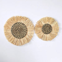 1pcs Straw Wall Decorations Wall Decorations Thatch Woven Wall Decorations Moroccan Style Decorations Bedside Hangings