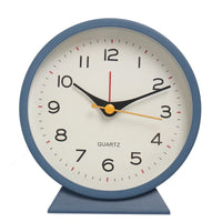 1pc simple metal small alarm clock creative bedside clock desktop mute student clock