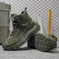 Autumn New High-Top Large Size Sports Hiking Shoes, Comfortable Thick Sole Lightweight Casual Walking Shoes, Suitable for All Seasons Daily Outdoor Sports, Walking And Travel, Hiking, Camping Gear