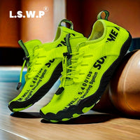 Men's Wading Shoes, Anti-Slip, Breathable Knit Mesh Indoor Yoga Shoes, Wide Toe Box