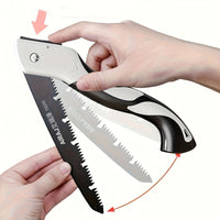 AIRAJ Industrial-Grade Folding Saw, a Manual Cutting Tool with a Non-Slip Durable Handle, Suitable for Outdoor Use, Available in Three Specifications, No Batteries Required