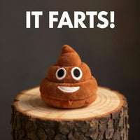 🎁Lowest price ever💥Funny  Poop Plush Toy – Makes Fart Sounds!