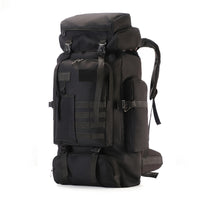 21.13gal Large Tactical Backpack For Men, Heavy Duty Hiking Camping Rucksack With MOLLE System, Durable Outdoor Travel Daypack For Hunting & Trekking