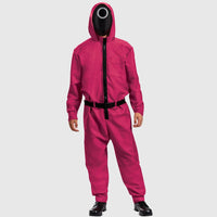 Mask Game Costume Jumpsuit Halloween Outfit