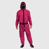 Mask Game Costume Jumpsuit Halloween Outfit