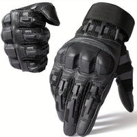 Men'S Hard Shell Protective Gloves, Touch Screen Tactical Gloves, Suitable for Outdoor Sports, Climbing, Hiking, Men And Women, Summer Winter