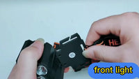 1-Piece Rechargeable LED Headlamp, Bright and Powerful 5-LED, Portable Headlight for Outdoor Camping and Emergency Lighting, IP44 Waterproof, Fishing and Outdoor Work Light