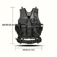 Quick Release Multi-Functional Breathable Vest for Outdoor Adventure, Camping, Hiking, Fishing, Training