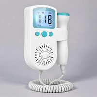 Baby Heartbeat Monitor - Backlit LCD Screen | Pregnancy Heartbeat Monitor | Real-Time Audio Output | Fetal Heart Rate Monitoring at Home