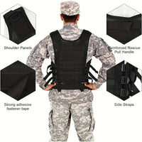 Quick Release Multi-Functional Breathable Vest for Outdoor Adventure, Camping, Hiking, Fishing, Training