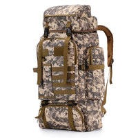 21.13gal Large Tactical Backpack For Men, Heavy Duty Hiking Camping Rucksack With MOLLE System, Durable Outdoor Travel Daypack For Hunting & Trekking