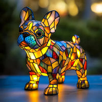 Table Lamp Stained Glass Animal Decorative Night Light