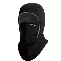 DEFATU·S 1pc Winter Warm One-Piece Hood, Scarf Face Mask Ear Protection, Thick Material, Style Fit Face, Windproof, Suitable for Winter Cycling, Running, Skiing, Fishing, Outdoor Sports And Work, Suitable for Men And Women, Without Battery