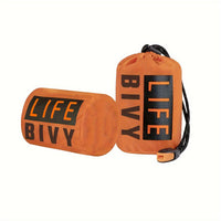 1/2pcs Emergency Sleeping Bag, Survival Bivy Sack, Emergency Blanket, Survival Gear for Outdoor Hiking Camping