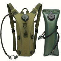 Hydration Backpack with 101.44oz Water Bladder - Tactical Water Bag Lightweight WithAdjustable Straps, Large Capacity for Hiking, Biking, Running & Climbing, Black, HikingBackpack