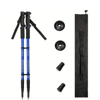 2pcs Adjustable Aluminum Alloy Trekking Poles 23.62 Inches - 59.6 Inches Adjustable at Will, Suitable for Hiking, Rock Climbing And Outdoor Adventure - Perfect Labor Day Equipment for Hiking Enthusiasts