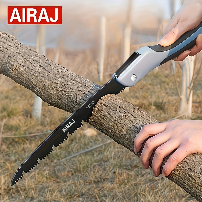 AIRAJ Industrial-Grade Folding Saw, a Manual Cutting Tool with a Non-Slip Durable Handle, Suitable for Outdoor Use, Available in Three Specifications, No Batteries Required