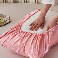 1pc Luxury Satin Pillowcase- Elegant Red, Pink, Green, Purple, Yellow, Teal, Golden, Brown, Orange, Navy, Burgundy