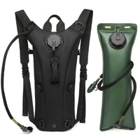 Hydration Backpack with 101.44oz Water Bladder - Tactical Water Bag Lightweight WithAdjustable Straps, Large Capacity for Hiking, Biking, Running & Climbing, Black, HikingBackpack