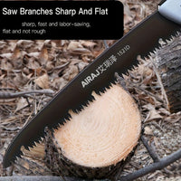 AIRAJ Industrial-Grade Folding Saw, a Manual Cutting Tool with a Non-Slip Durable Handle, Suitable for Outdoor Use, Available in Three Specifications, No Batteries Required