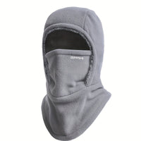 DEFATU·S 1pc Winter Warm One-Piece Hood, Scarf Face Mask Ear Protection, Thick Material, Style Fit Face, Windproof, Suitable for Winter Cycling, Running, Skiing, Fishing, Outdoor Sports And Work, Suitable for Men And Women, Without Battery