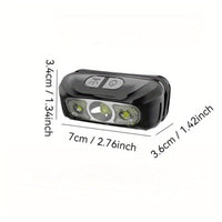 2pcs High Lumens LED Headlamp Super Bright Headlight Ootdoor Head Lamp Head Flashlight for Camping Hiking Cycling Hunting