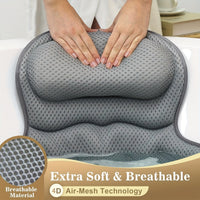 Bath Pillow Ergonomic Mesh Spa Cushion
