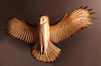 Wood Wall Decoration – Owl “Majestic”