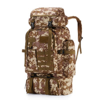 21.13gal Large Tactical Backpack For Men, Heavy Duty Hiking Camping Rucksack With MOLLE System, Durable Outdoor Travel Daypack For Hunting & Trekking