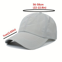 1X Summer Quick-Dry Men'S Ponytail Baseball Cap, Hat, Women'S Sports Cap, Camping Hat