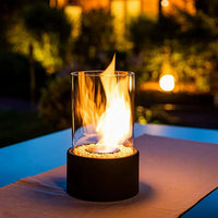 FlameAura | Chimenea de mesa de bioetanol – Llama sin humo y diseño moderno