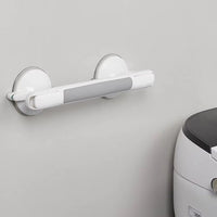 Bathroom Suction Grab - Bar No Drill | Safety Support Handle for Shower Bathtub Toilet and Daily Bathroom Stability