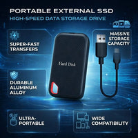 Disco Duro Externo Portátil de Alta Velocidad para Almacenamiento de Datos